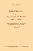 Reunification and West German-Soviet Relations (eBook, PDF)