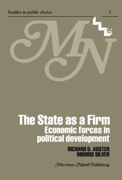 The State as a Firm (eBook, PDF) - Auster, R. D.; Silver, M.