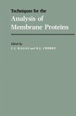Techniques for the Analysis of Membrane Proteins (eBook, PDF)