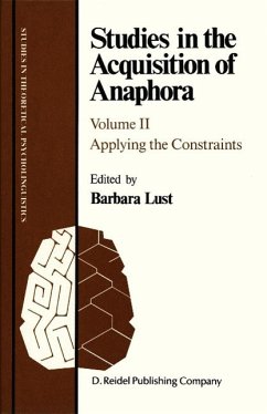 Cover Studies in the Acquisition of Anaphora (eBook, PDF)