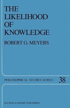 The Likelihood of Knowledge (eBook, PDF) - Meyers, R. G.