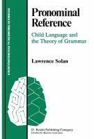 Pronominal Reference (eBook, PDF) - Solan, L.