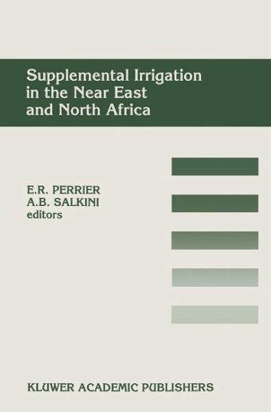 Supplemental Irrigation in the Near East and North Africa (eBook, PDF)