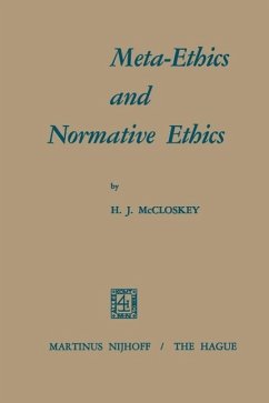 Meta-Ethics and Normative Ethics (eBook, PDF) - Maccloskey, H. J.