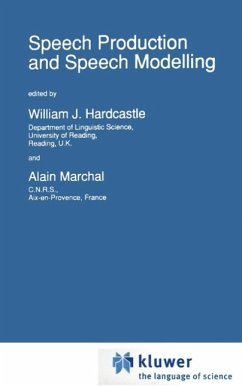 Cover Speech Production and Speech Modelling (eBook, PDF)