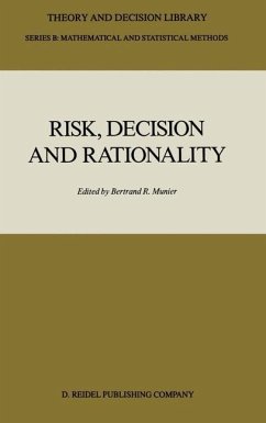 Risk, Decision and Rationality (eBook, PDF)
