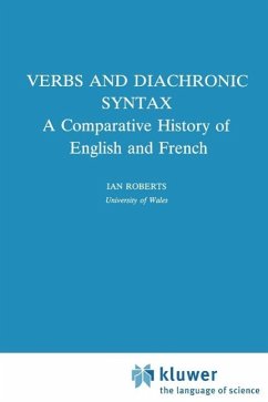 Verbs and Diachronic Syntax (eBook, PDF) - Roberts, I. G.