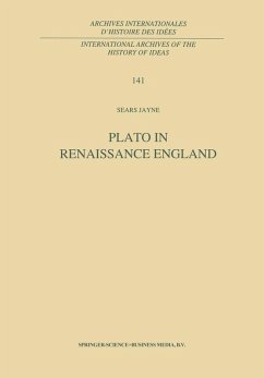 Plato in Renaissance England (eBook, PDF) - Jayne, S.