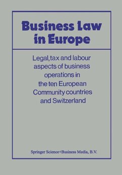 Business Law in Europe (eBook, PDF) - Association Europpeene D'Etudes Juridiques Et Fisc