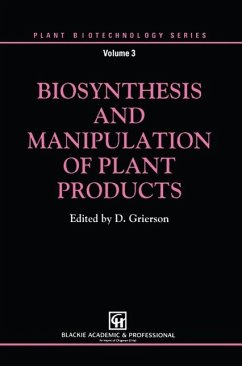 Cover Biosynthesis and Manipulation of Plant Products (eBook, PDF)