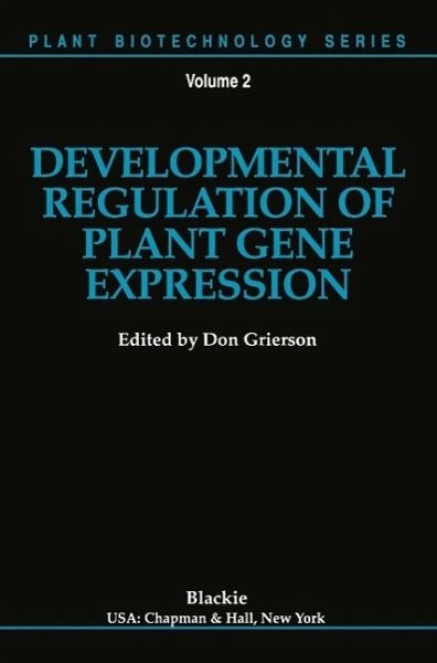 Developmental Regulation of Plant Gene Expression (eBook, PDF) Developmental Regulation of Plant Gene Expression (eBook, PDF)
