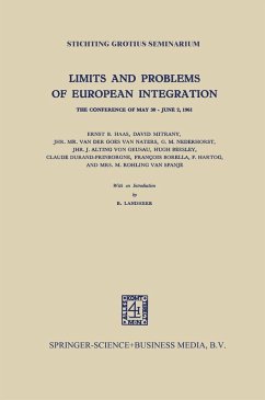 Limits and Problems of European Integration (eBook, PDF) - Haas, Ernst B.