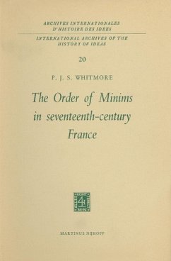 The Order of Minims in Seventeenth-Century France (eBook, PDF) - Whitmore, P. J. S.