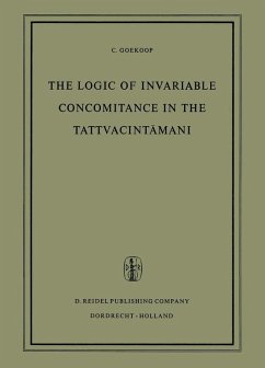 The Logic of Invariable Concomitance in the Tattvacintama¿i (eBook, PDF) - Goekoop, C.