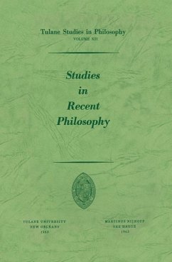 Studies in Recent Philosophy (eBook, PDF) - Reck, Andrew J.; Lee, Harold N.; Hamburg, Carl H.; Roberts, Louise Nisbet; Feibleman, James K.; Ballard, Edward G.