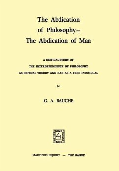 Cover The Abdication of Philosophy = The Abdication of Man (eBook, PDF)