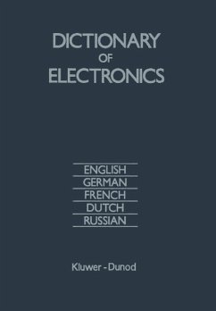 Dictionary of Electronics (eBook, PDF)
