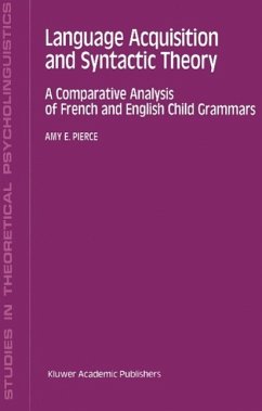 Cover Language Acquisition and Syntactic Theory (eBook, PDF)