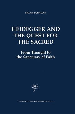 Heidegger and the Quest for the Sacred (eBook, PDF) - Schalow, F.