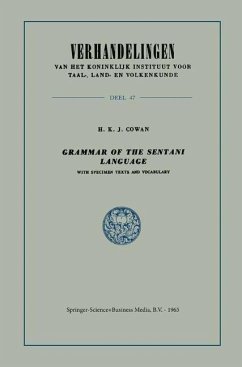 Cover Grammar of the Sentani Language (eBook, PDF)