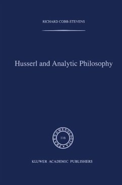 Husserl and Analytic Philosophy (eBook, PDF) - Cobb-Stevens, R.