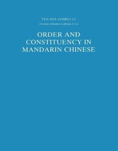 Order and Constituency in Mandarin Chinese (eBook, PDF) - Li Yen Hui, Audrey