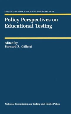 Cover Policy Perspectives on Educational Testing (eBook, PDF)