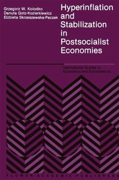 Hyperinflation and Stabilization in Postsocialist Economies (eBook, PDF) - Kolodko, G. W; Gotz-Kozierkiewicz, Danuta; Skrzeszewska-Paczek, Elz.