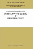 Uncertainty and Quality in Science for Policy (eBook, PDF)