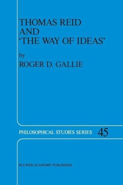 Thomas Reid and 'The Way of Ideas' (eBook, PDF) - Gallie, R. D.