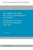 The Liberalization of Capital Movements in Europe (eBook, PDF)