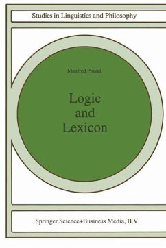 Logic and Lexicon (eBook, PDF) - Pinkal, Manfred