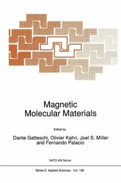 Magnetic Molecular Materials (eBook, PDF)