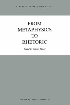 From Metaphysics to Rhetoric (eBook, PDF)