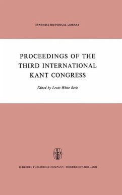 Proceedings of the Third International Kant Congress (eBook, PDF)