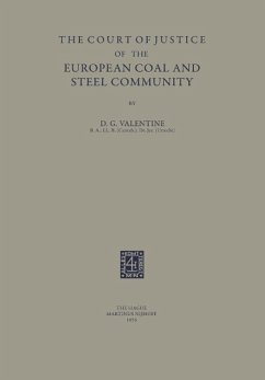 The Court of Justice of the European Coal and Steel Community (eBook, PDF) - Valentine, D. G.