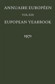 Annuaire Européen / European Yearbook (eBook, PDF)