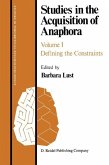 Studies in the Acquisition of Anaphora (eBook, PDF)