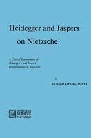Heidegger and Jaspers on Nietzsche (eBook, PDF) - Howey, R. L.