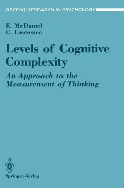 Levels of Cognitive Complexity (eBook, PDF) - McDaniel, Ernest; Lawrence, Chris