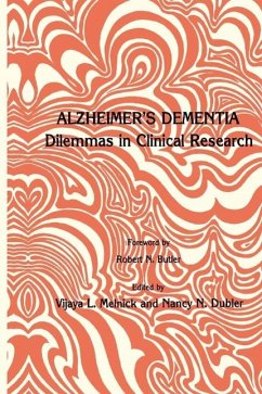 Alzheimer's Dementia (eBook, PDF) - Melnick, Vijaya L.; Dubler, Nancy N.