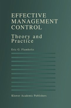 Effective Management Control (eBook, PDF) - Flamholtz, Eric G.