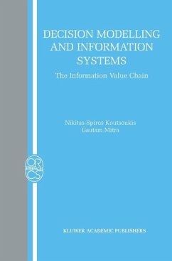 Decision Modelling and Information Systems (eBook, PDF) - Koutsoukis, Nikitas-Spiros; Mitra, Gautam