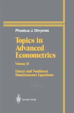 Cover Topics In Advanced Econometrics (eBook, PDF)