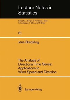 The Analysis of Directional Time Series: Applications to Wind Speed and Direction (eBook, PDF) - Breckling, Jens