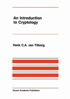 An Introduction to Cryptology (eBook, PDF) - Tilborg, Henk C. A. van