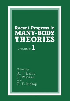 Cover Recent Progress in MANY-BODY THEORIES (eBook, PDF)