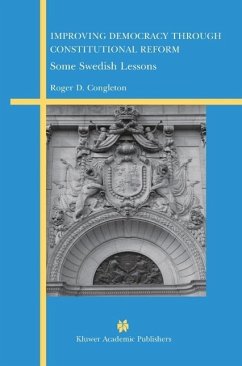 Cover Improving Democracy Through Constitutional Reform (eBook, PDF)