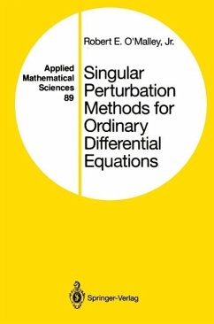 Singular Perturbation Methods for Ordinary Differential Equations (eBook, PDF) - O'Malley, Robert E.