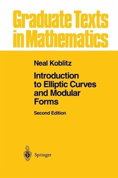 Introduction to Elliptic Curves and Modular Forms (eBook, PDF) - Koblitz, Neal I.